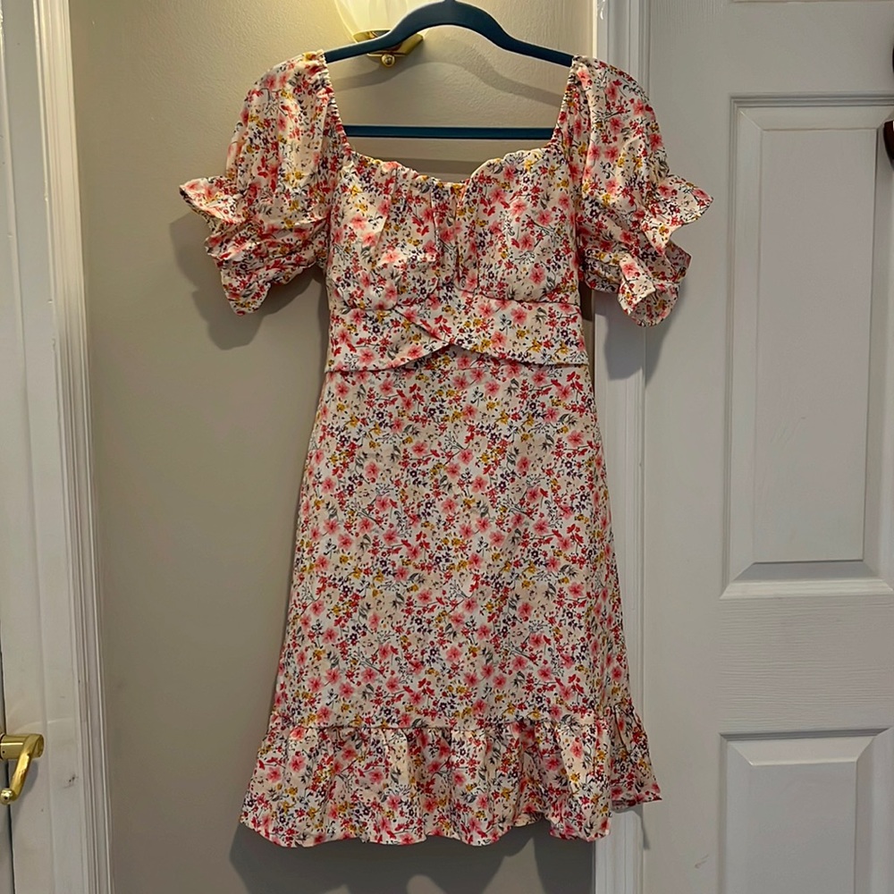 Ditsy floral print dress